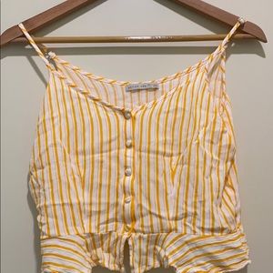 Yellow Striped Top